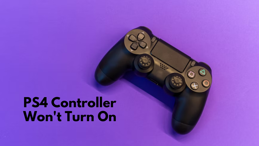How To Fix PS4 Controller Won't Turn On