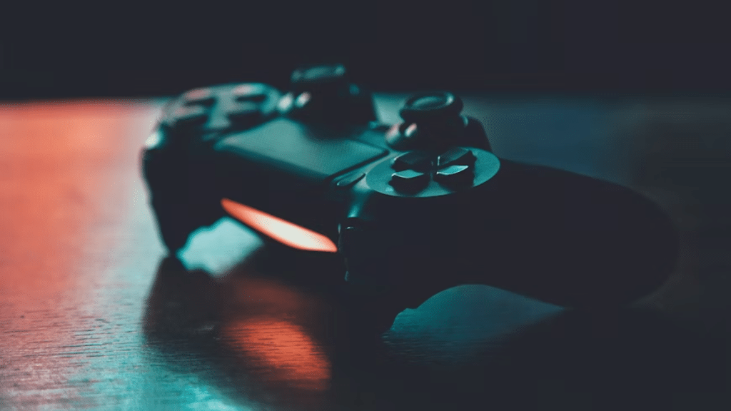 PS4 Controller Orange/Yellow Light