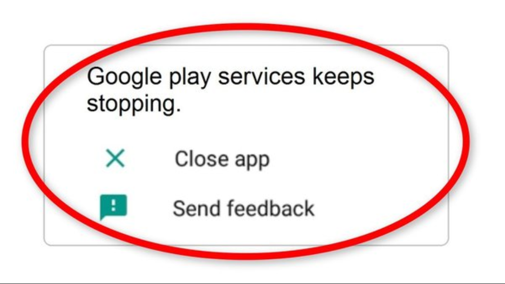 google play services keeps stopping