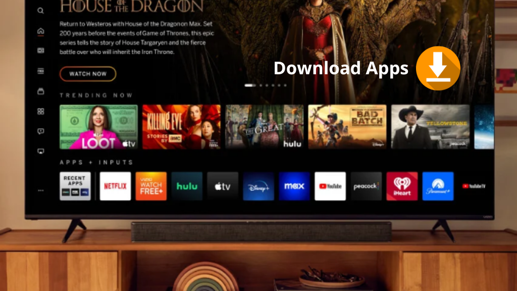 how to download apps on vizio tv