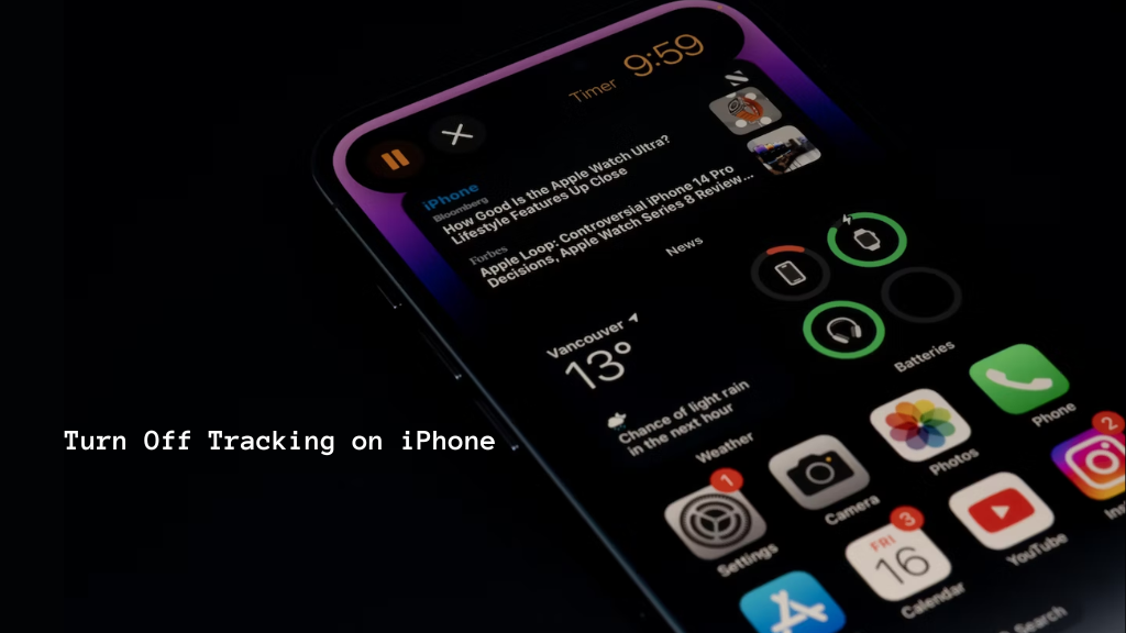 how to turn off tracking on iphone